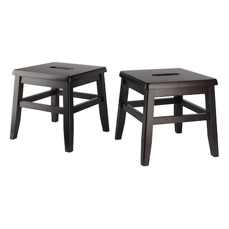 Winsome Winsome 23210 Kaya Conductor Coffee Stool Set - 2 Piece 23210